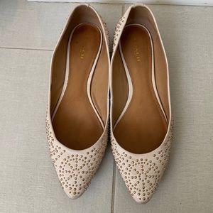 Coach studded flats